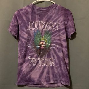 Journey Purple Tie Dye Tee